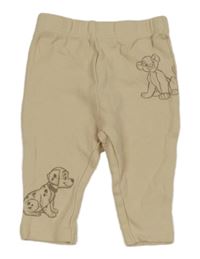 Béžové legíny s lvíčkem a dalmatinem Mothercare