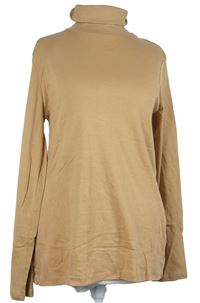 Dámské béžové triko s rolákem Dorothy Perkins 