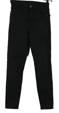 Dámské černé skinny rifle Topshop 