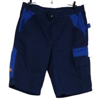 Pánské tmavomodré pracovní kraťasy s kapsami 