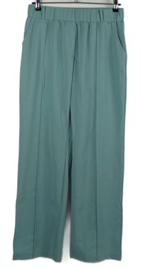 Dámské světlemodré volné kalhtoy 