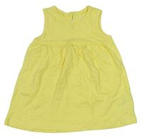 Žluté bavlněné šaty F&F