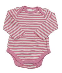 Růžovo-bílé pruhované body C&A