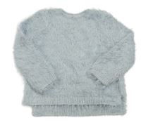 Světlemodrý chlupatý svetr H&M