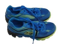Modro-neonově žluté botasky Skechers vel.33