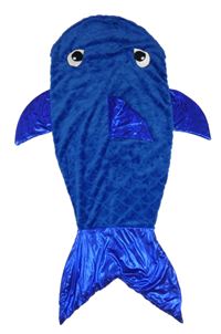 Modro-šedá chlupatá deka- ryba