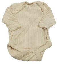 Béžové žebrované body Next