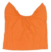 Oranžové tričko Zara