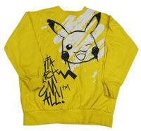 Žlutá mikina s Pikachu 