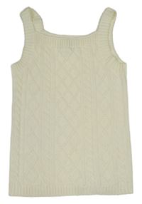 Smetanový pletený top Primark