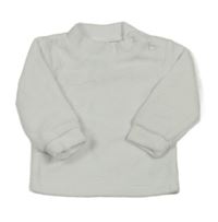 Bílá sametová mikina C&A