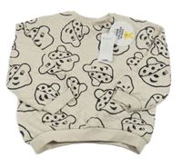 Nové - Béžová prošívaná mikina s Pudseym George