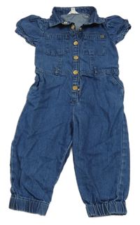 Modrý riflový kalhotový overal River Island