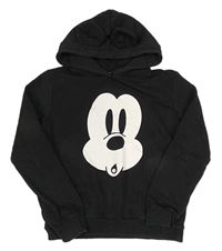 Černá mikina s Mickeym a kapucí C&A