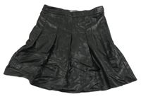 Černá koženková sukně Zara 