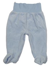 Světlemodré sametové polodupky C&A