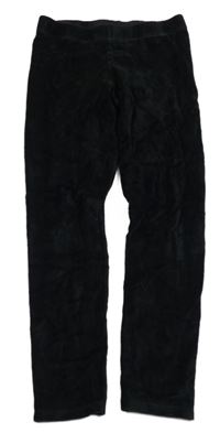 Černé sametové legíny Boden