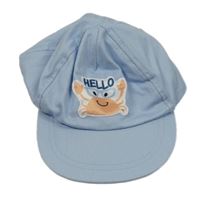 Světlemodrá plátěná kšiltovka s krabem Primark