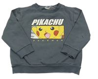 Šedá mikina Pikachu LC Waikiki