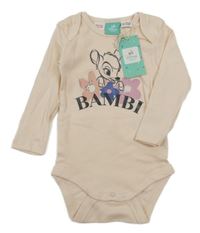 Nové - Světleoranžové body s Bambim Disney