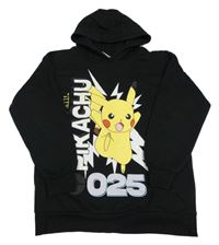 Černá mikina Pikachu s kapucí Primark