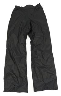 Antracitové funkční šusťákové oteplovačky Decathlon