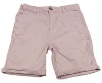 Pudrové chino plátěné kraťasy PRIMARK