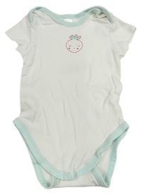 Bílo-mátové body s jahůdkou C&A