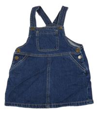 Tmavomodré riflové šaty Next