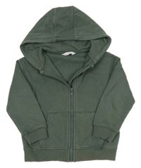 Khakišedá propínací mikina s kapucí M&S