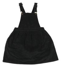 Černošedá manšestrová laclová sukně H&M