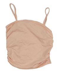 Světlerůžový crop top Shein 