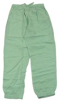 Zelenkavé lehké kalhoty zn. H&M