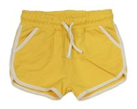 Žluté teplákové kraťasy Primark