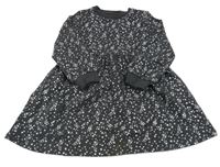 Antracitové teplákové šaty s hvězdami F&F