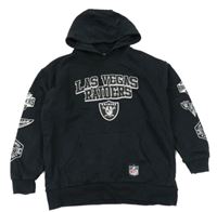 Černá fotbalová mikina s kapucí - Las Vegas Raiders