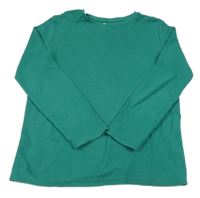 Zelené žebrované triko Tu