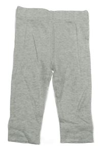 Světlešedé melírované lehké tepláky