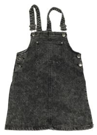 Černé riflové laclové šaty Y.F.K.