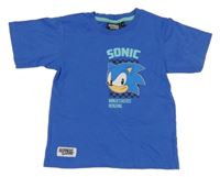 Modré tričko se Sonicem
