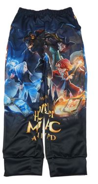 Tmavomodré tepláky s Harry Potterem