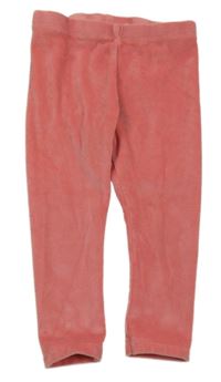 Růžové plyšové legíny Lupilu