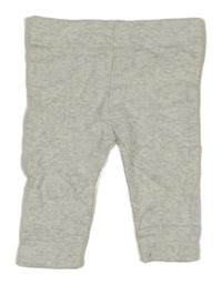 Šedé melírované lehké tepláky 