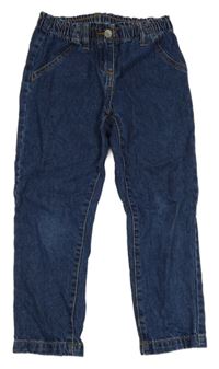 Tmavomodré skinny rifle 