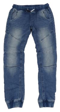 Modré cuff rifle s úpletovým pasem Chapter young