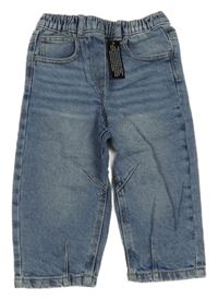 Nové - modré melírované crop rifle dunnes