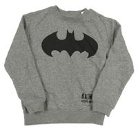 Šedá melírovaná mikina s Batmanem H&M