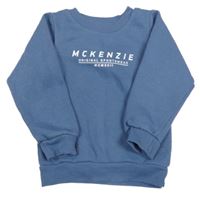 Modrá mikina s logem MCKENZIE