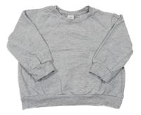 Šedá melírovaná lehká mikina H&M