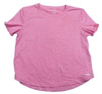 Růžové melírované sportovní tričko USA pro